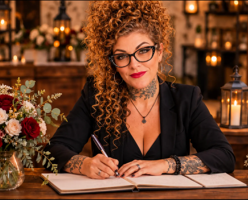 Crystal Bettencourt, founder and celebrant