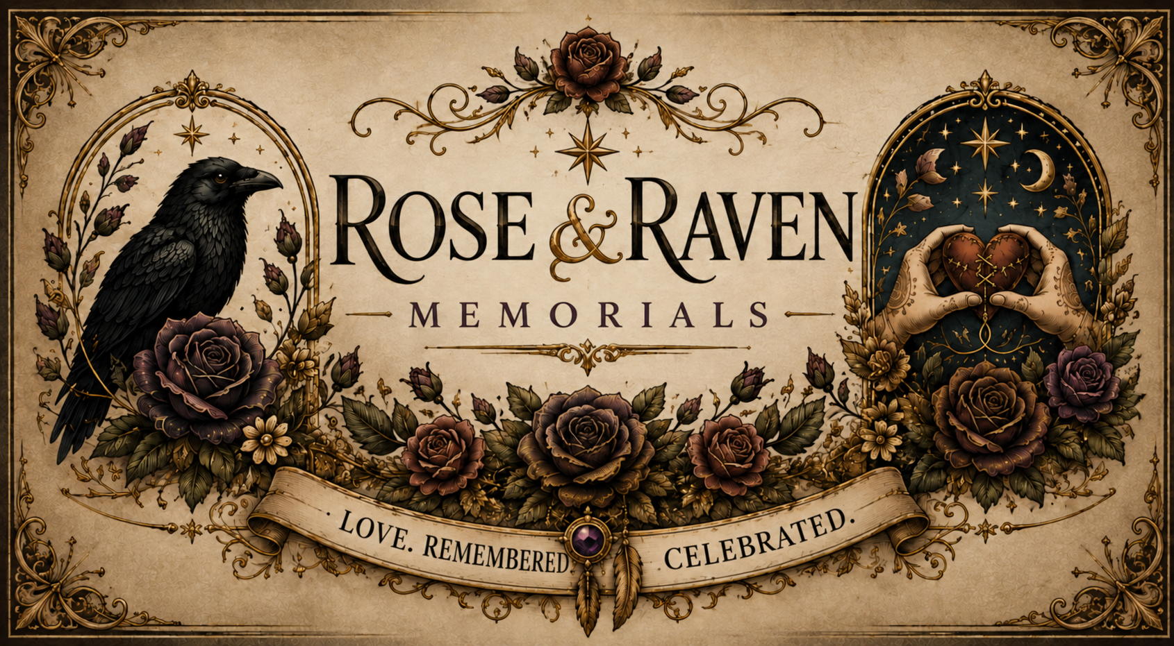 Rose & Raven Memorials: Love. Remembered. Celebrated.